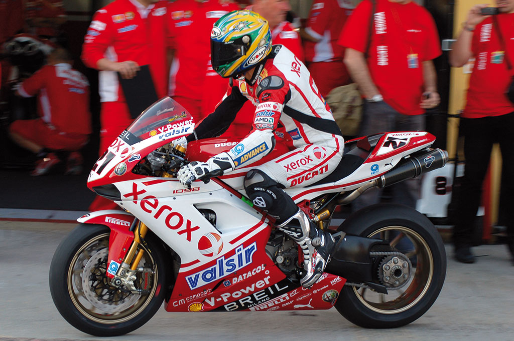 Troy Bayliss parte bene nel 2008, ma sarà l’ultima stagione