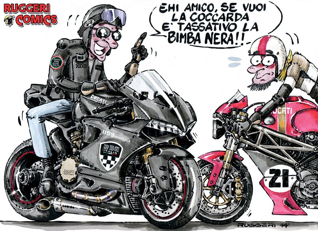 Foto-81---La-vignetta-di-Luca-Ruggeri-dedicata-al-Ducati-Dark-Club-Italia-2738x1993