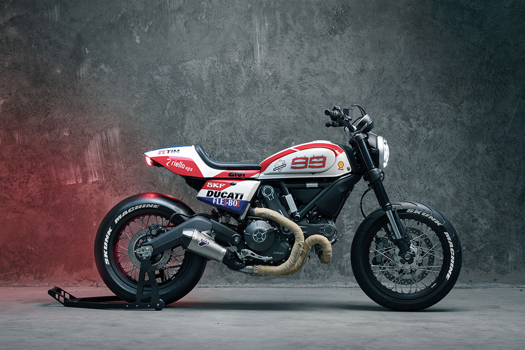 Lo Scrambler special di Jorge by Skunk Machine