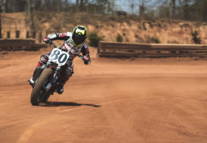 Una Ducati protagonista nelle gare di Flat Track