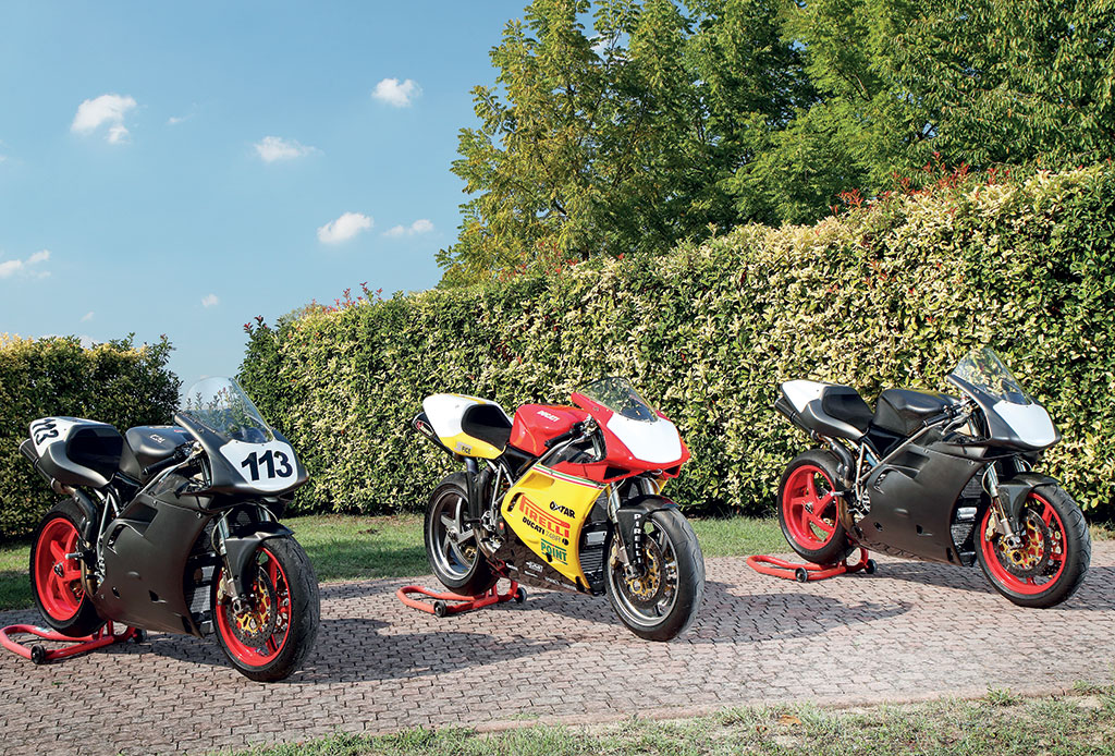 Una collezione di tre Ducati 748 RS