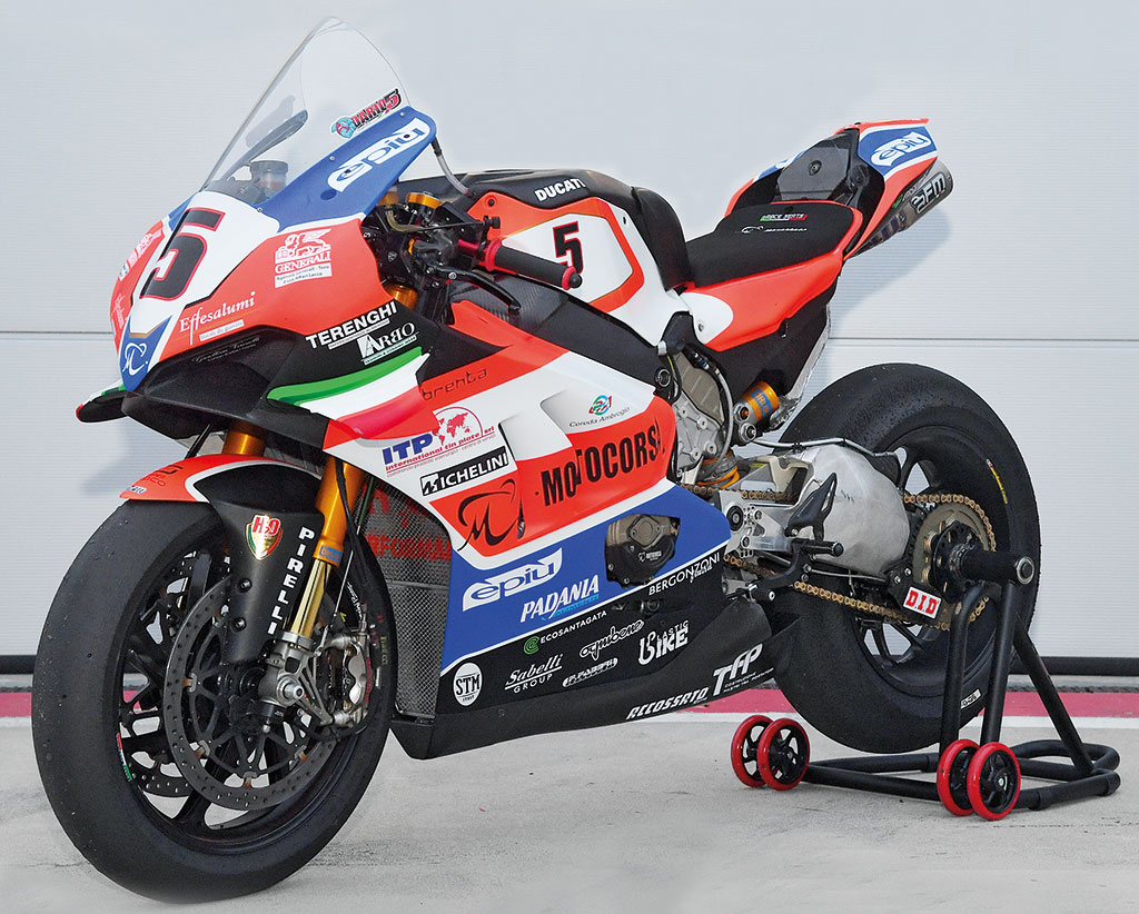 Prova della Panigale V4 F19 del mondiale SBK