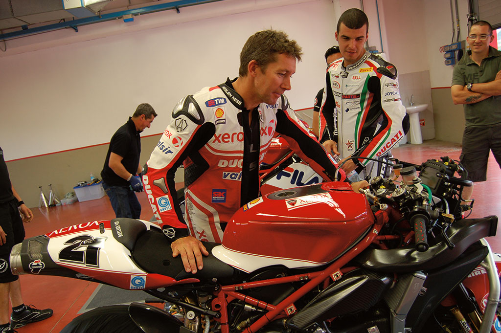 Una giornata speciale al Mugello con Troy Bayliss