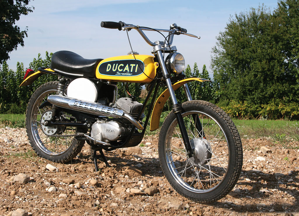 Scrambler 100: 7 cavalli d’epoca