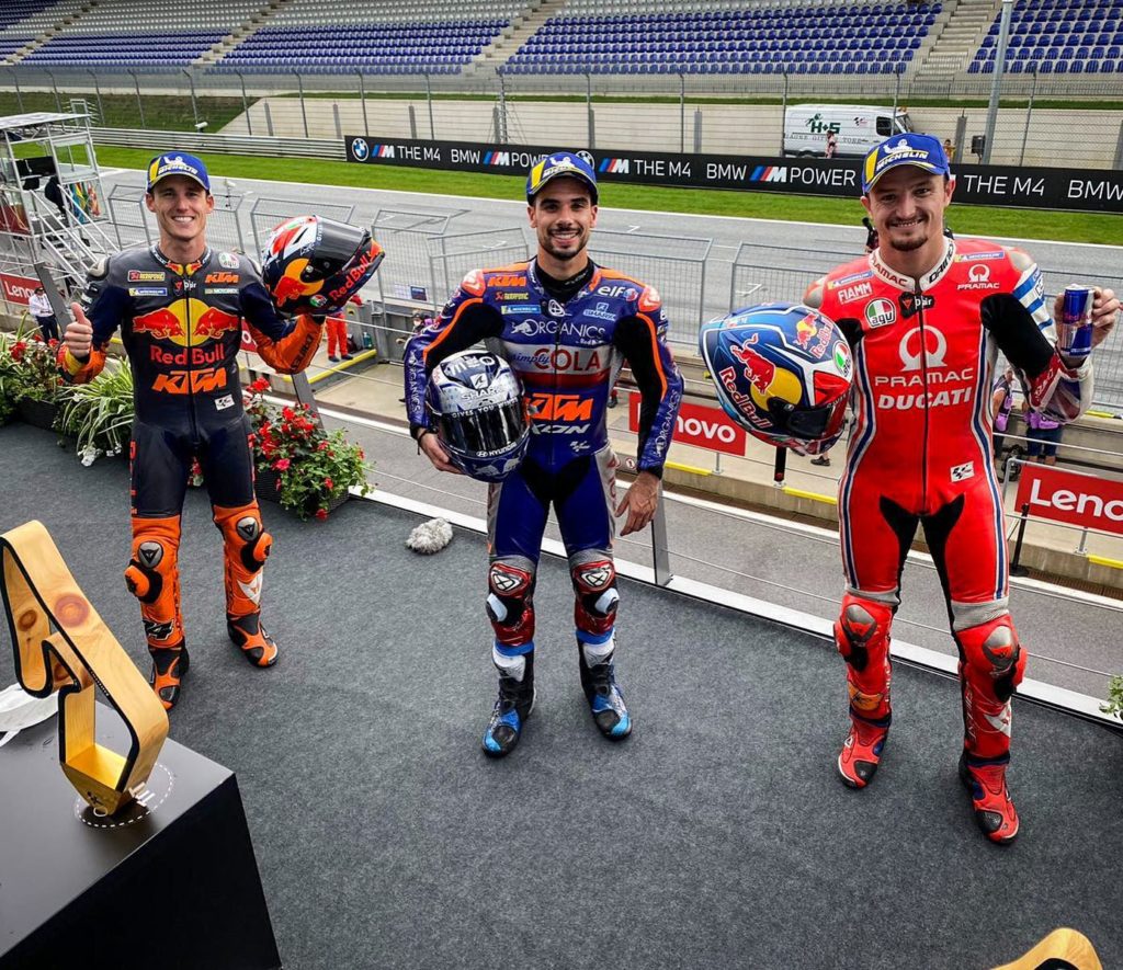 podio moto gp Gp di Stiria