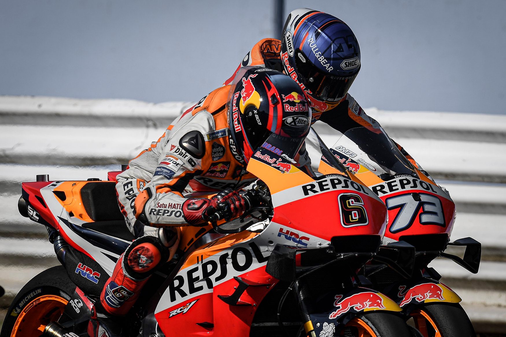 Team Honda, crollo senza M.Marquez