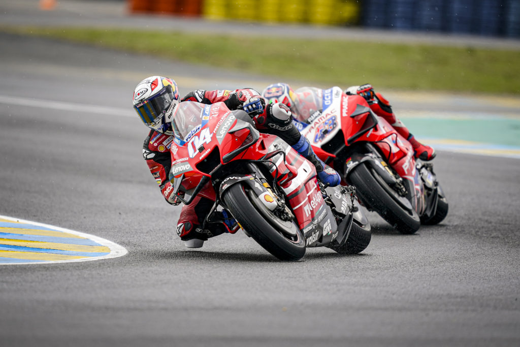 Gp Francia, Dovizioso e Miller