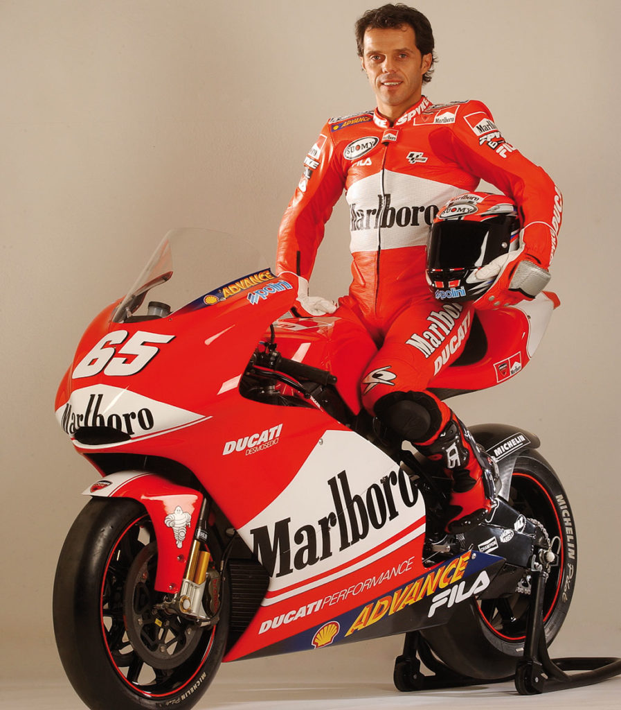 Loris Capirossi his career, desmosedici, his fearless heart CuoreDesmo