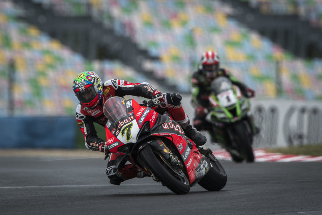 Scott Redding ahead of REA France SBK