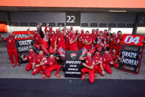 Nell’ultima gara a Portimao, la Ducati conquista il titolo mondiale costruttori
