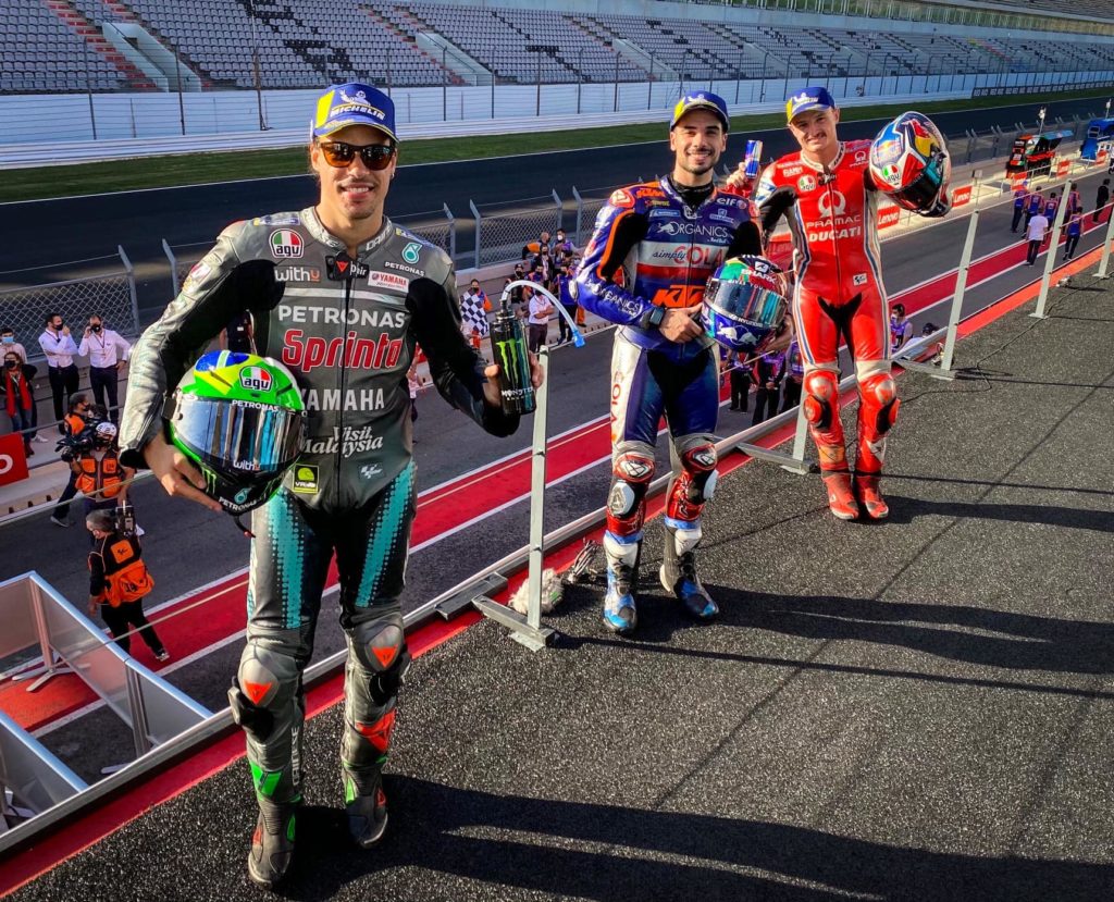 il podio di Portiamo MOTOGP